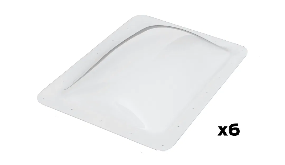 14268 – ICON Skylight, 4 Inch High Bubble Type Dome Rectangular For 22 Inch Length x 14 Inch Width Opening 26 Inch Le...